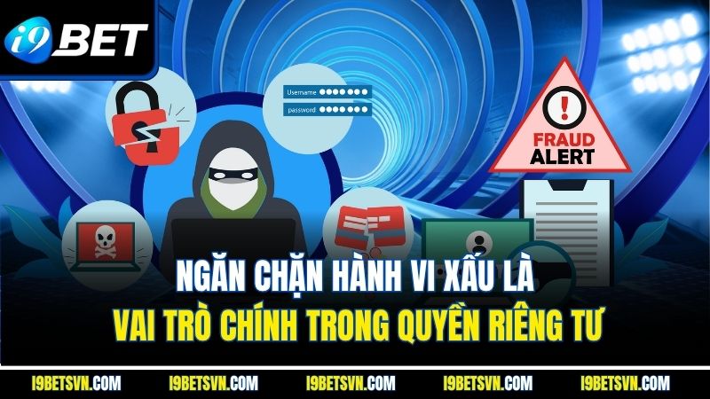 Ngăn chặn hành vi xấu là vai trò chính trong quyền riêng tư